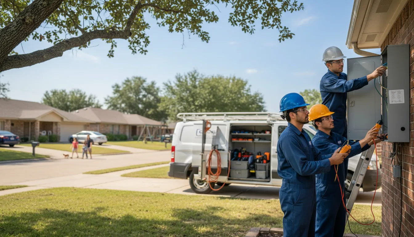 Certified electrician providing emergency electrical services in Powhattan, KS